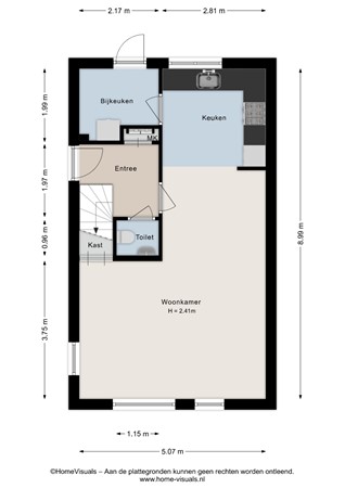 Floorplan - De Koningsvaren 71, 7701 MG Dedemsvaart